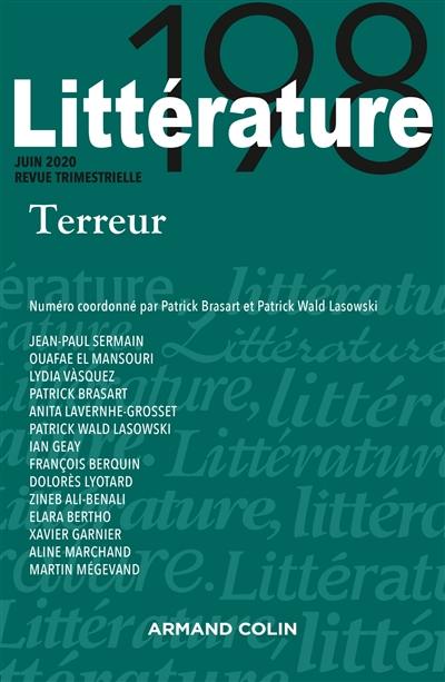 Littérature, n° 198. Terreur