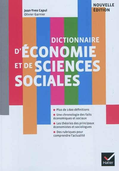 Dictionnaire d'économie et de sciences sociales