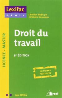 Droit du travail : en fiches pratiques : licence-master