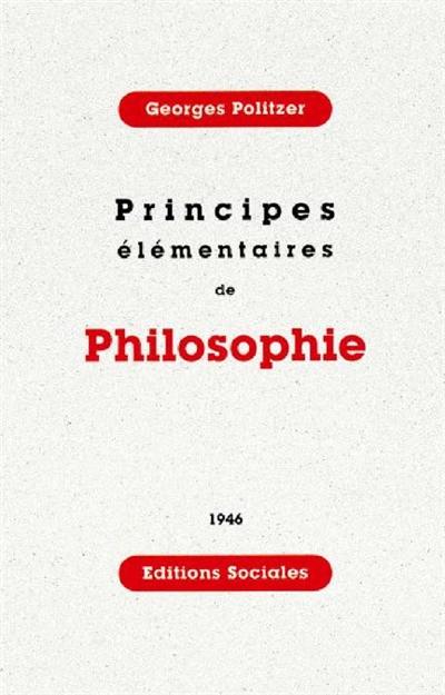 Principes élémentaires de philosophie