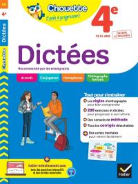 Dictées 4e, 13-14 ans : conforme au programme