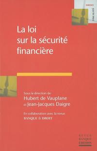 Loi sur la sécurité financière