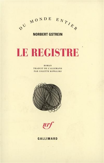 Le registre