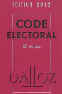 Code électoral 2012