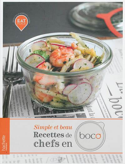 Recettes de chefs en boco : simple et beau