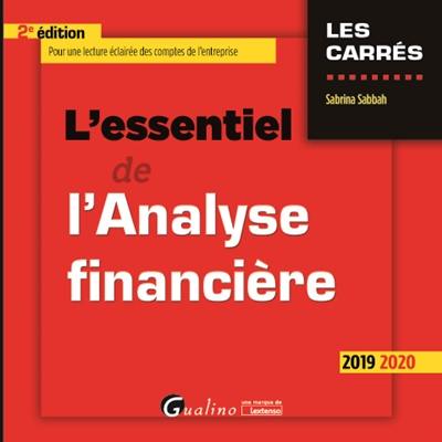 L'essentiel de l'analyse financière : 2019-2020