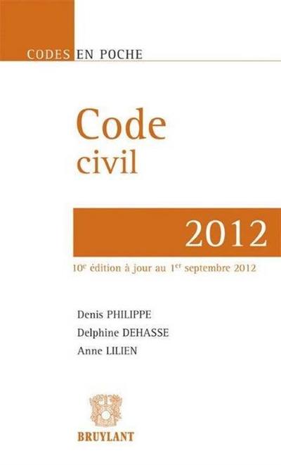 Code civil 2012