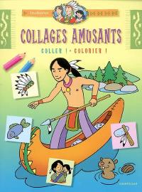 Collages amusants : coller ! colorier !