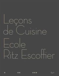 Leçons de cuisine de l'école Ritz-Escoffier