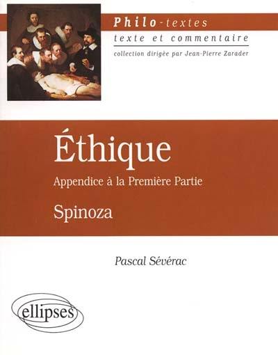 Ethique : appendice à la première partie