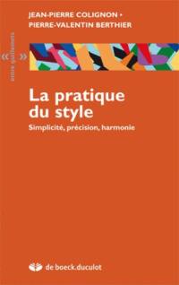 La pratique du style