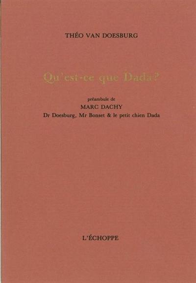 Qu'est-ce que Dada ?