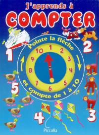 J'apprends à compter : pointe la flèche et compte de 1 à 10