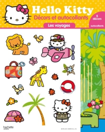 Hello Kitty : décors et autocollants : les voyages