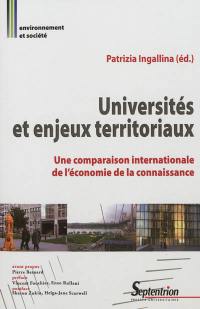 Universités et enjeux territoriaux : une comparaison internationale de l'économie de la connaissance