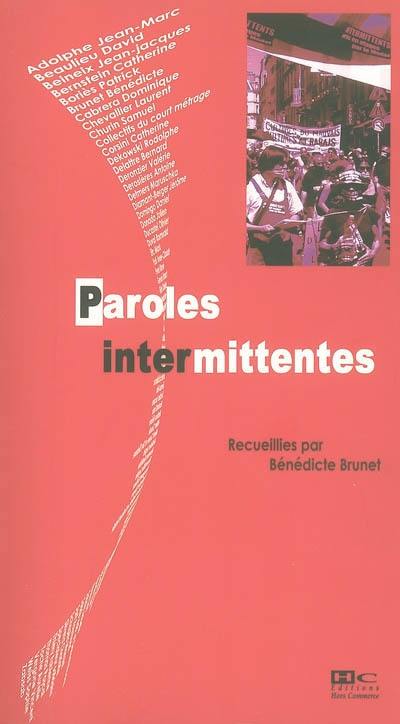 Paroles intermittentes