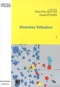 Données urbaines. Vol. 5