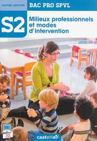 Milieux professionnels et modes d'intervention : bac pro SPVL, savoirs associés S2