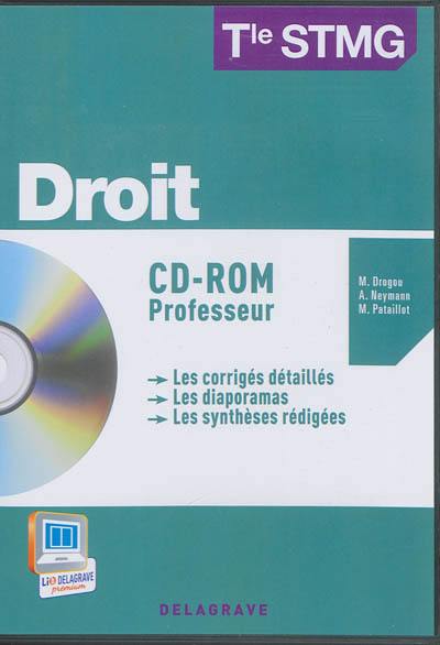 Droit terminale STMG : CD-ROM professeur