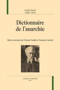 Dictionnaire de l'anarchie