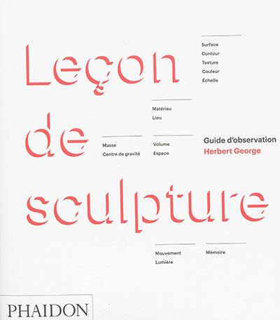 Leçon de sculpture : guide d'observation