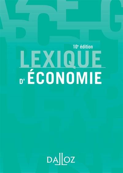 Lexique d'économie