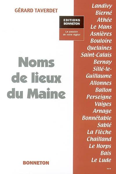 Noms de lieux du Maine