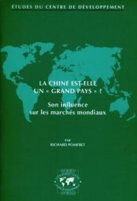 La Chine est-elle un grand pays ? : son influence sur les marchés mondiaux