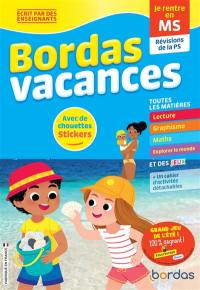 Bordas vacances : je rentre en MS : révisions de la PS