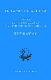 Notes sur de nouveaux divertissements comiques