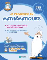 Je progresse en mathématiques, CE1, 7-8 ans