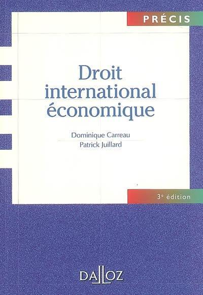 Droit international économique