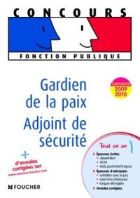 Gardien de la paix, adjoint de sécurité