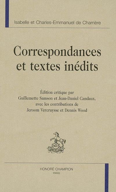 Correspondances et textes inédits