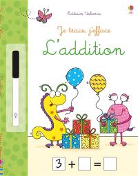 L'addition : je trace, j'efface