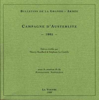 Bulletin de la Grande-Armée : campagne d'Austerlitz