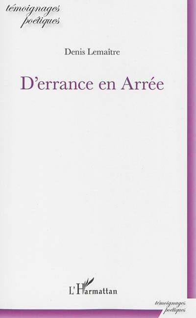 D'errance en Arrée