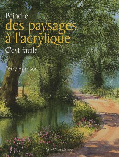 Peindre des paysages à l'acrylique, c'est facile