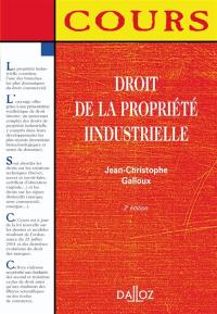 Droit de la propriété industrielle : cours