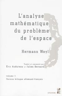 L'analyse mathématique du problème de l'espace