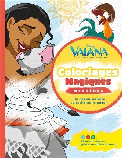 Vaiana : coloriages magiques : mystères