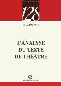 L'analyse du texte de théâtre