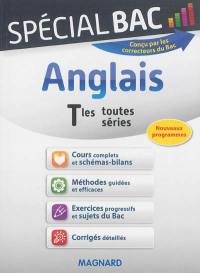 Anglais : terminales toutes séries : nouveaux programmes