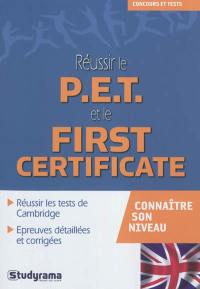 Réussir le PET et le First Certificate : connaître son niveau