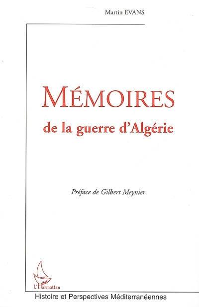 Mémoires de la guerre d'Algérie