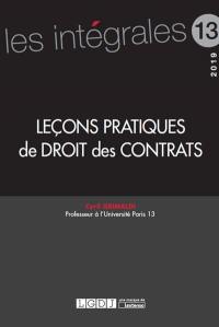 Leçons pratiques de droit des contrats