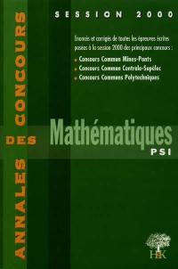 Mathématiques PSI : 2000