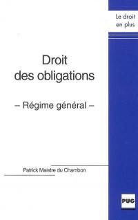 Droit des obligations : régime général