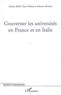 Gouverner les universités en France et en Italie