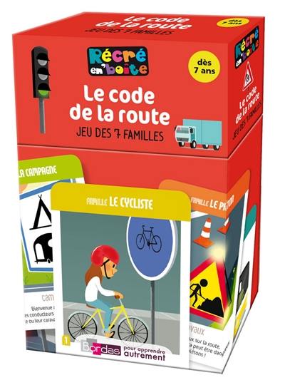 Le code de la route : jeu de 7 familles